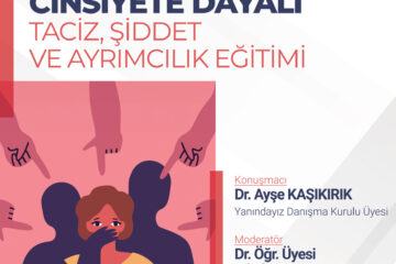 Toplumsal Cinsiyete Dayalı Taciz, Şiddet ve Ayrımcılık Eğitimi Toplumsal Cinsiyete Dayalı Taciz, Şiddet ve Ayrımcılık Eğitimi