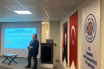 Prof. Dr. Özge UZUN “ Klinik İlaç Araştırmalarının Tarihçesi” konulu seminerini sunmuştur.